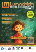 Concursul de Matematică LUMINAMATH 2025 - calendar